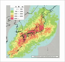 落雷が少ない